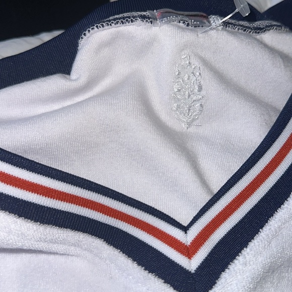 NWOT Free People Movement X Free People Towel Terry Tunic Shorts Set In White - Picture 9 of 10